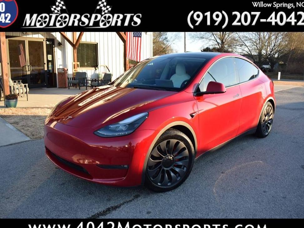 TESLA MODEL Y 2022 7SAYGDEF6NF393842 image